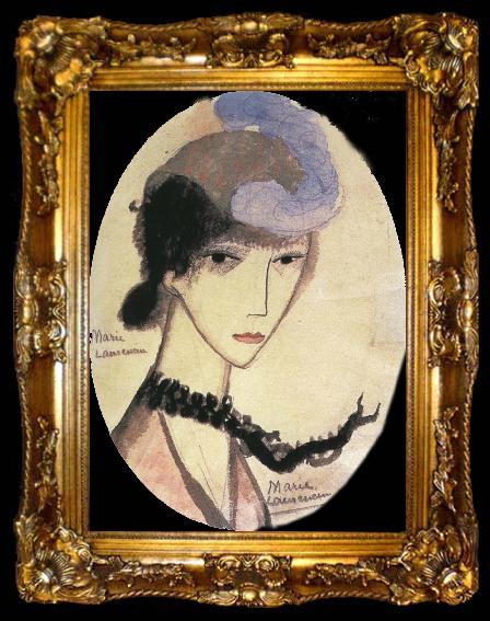 framed  Marie Laurencin Self-Portrait, ta009-2